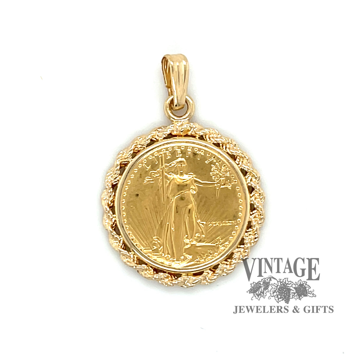 OLD COIN COMPANY Eagle Pendant Top | emprendete.gt