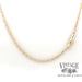 18” 14ky gold 1.9 mm loose rope chain