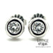 .48 CTW diamond bezel 14kw gold stud earrings close up