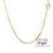 21.5” 18ky gold 2mm cable chain