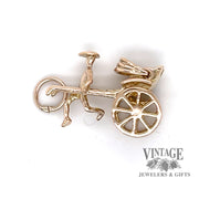Rickshaw 14k yellow gold charm