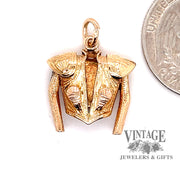 Matador 14ky gold charm quarter for scale